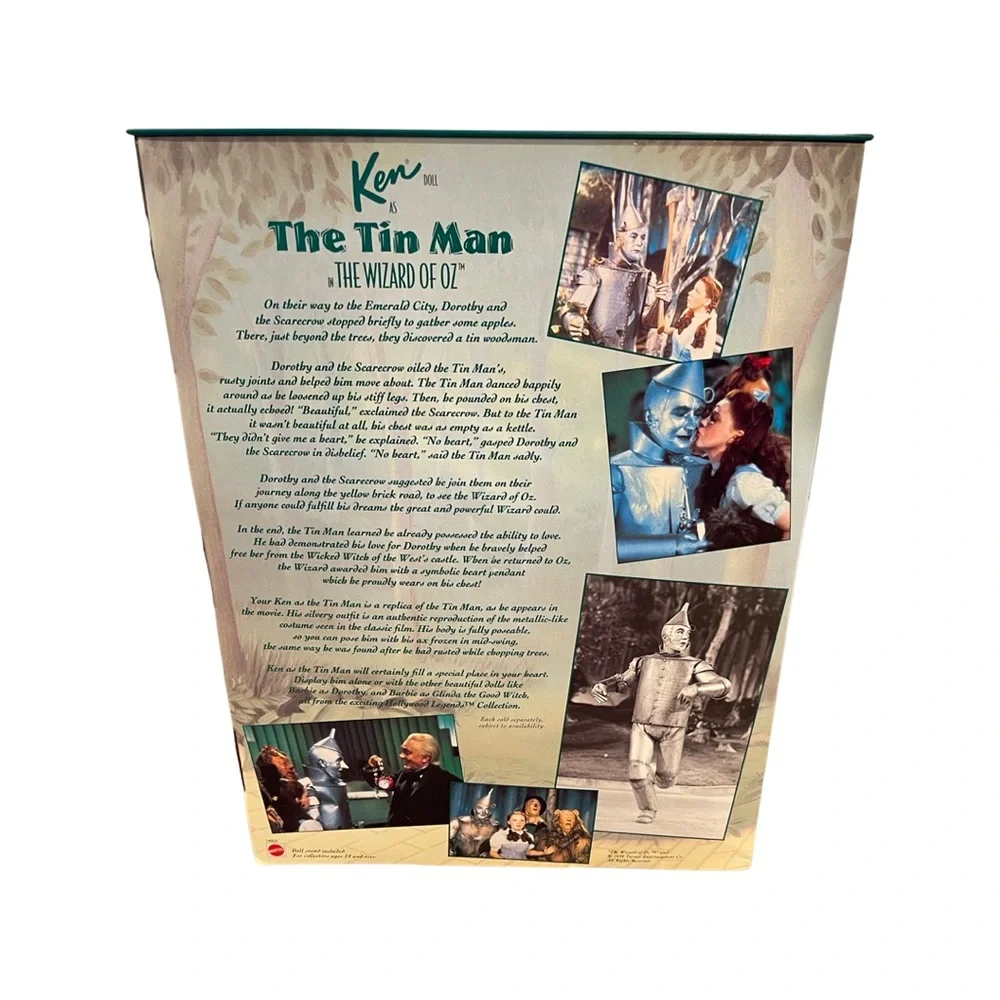 Barbie: The Wizard of Oz: Tin Man Collectible Doll: 90’s: New in Box: Mattel